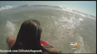 GoPro Video Shows Dramatic Rescue Of Frantic Swimmer Caught In Rip Current
