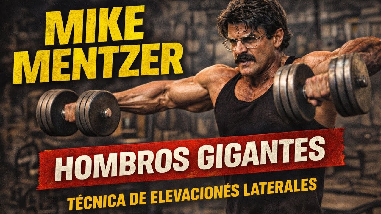 MIKE MENTZER HOMBROS ENORMES CON ELEVACIONES LATERALES 