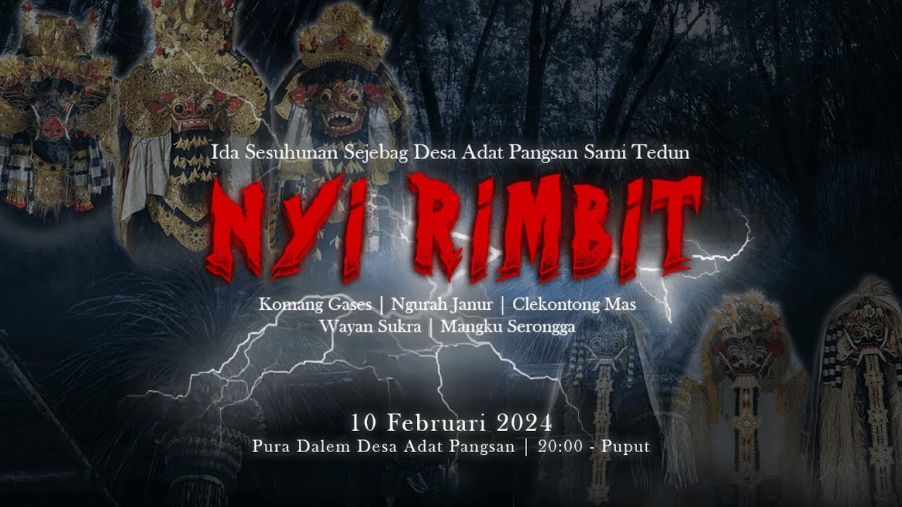 [LIVE] SESOLAHAN CALONARANG “NYI RIMBIT” — Desa Adat Pangsan