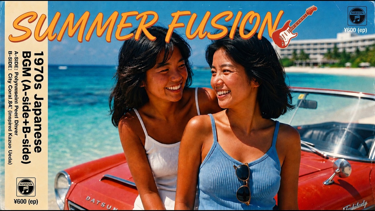 1970s Japanese Fusion】 City Pop BGM｜この夏ドライブに行きたくなる
