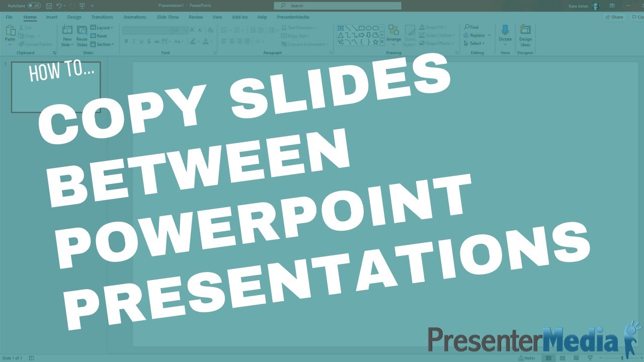 how to copy powerpoint presentation to desktop