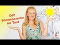 Die beste Sonnencreme * DIY * wurde super getestet * natürliche Zutaten * schöne & gesunde Haut ****