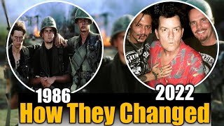 PLATOON 1986 Cast Before And After 2022 How They Changed