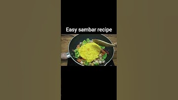 Easy & Tasty Sambar Recipe / How To Make Sambar/ Sambar / Moong Dal Sambar Recipe / Tiffin Sambar