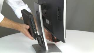 Mounting video HP Desktop Mini and Elite Display Mounting Bracket