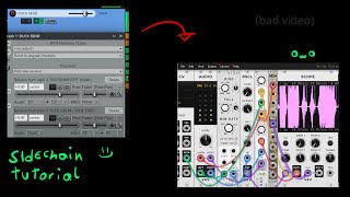vcv rack & reaper sidechain/ducking tutorial thing