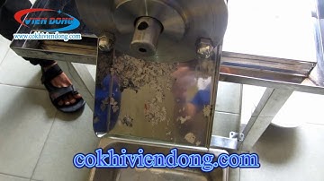 Hướng dẫn sử dụng máy vắt cốt dừa - Máy ép nước cốt dừa công nghiệp