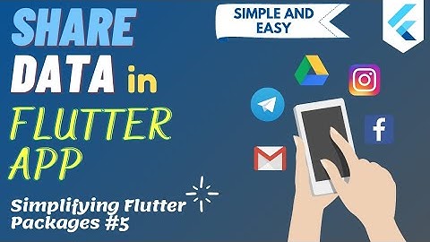 Share Data (Text, Images, Files) in Flutter App || Socialize || Simplifying Flutter Packages #5