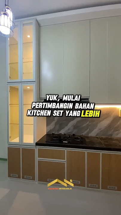 Spesialis Kitchen Set Aluminium Modern Malang