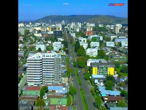 Temuco AV. Alemania Araucanía Chile. Vista Aérea Drone Temuco