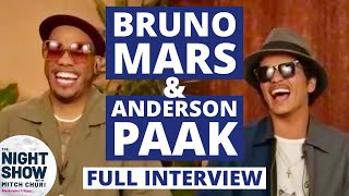 Bruno Mars & Anderson Paak | Were Silk Sonic Blazed In This Interview? The Night Show W/ Mitch Churi