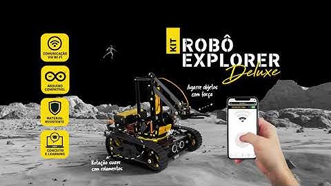 Kit Robô Explorer Deluxe | RoboCore