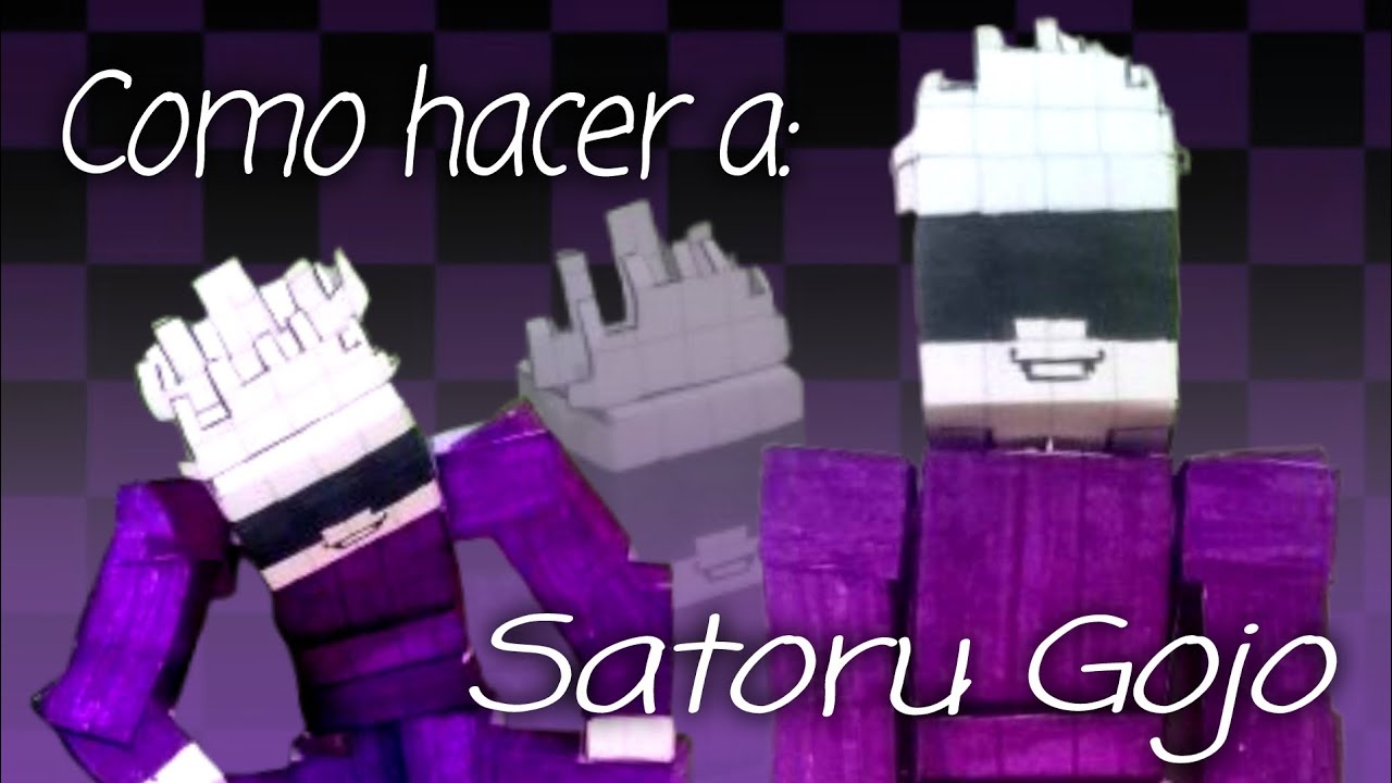 ¡Cómo HACER a Satoru GOJO! | Paper_origin tutorial - YouTube