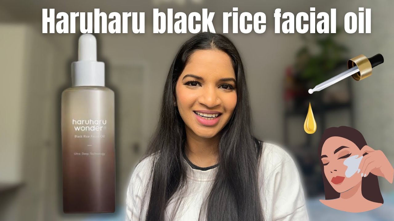 haruharu wonder black rice facial oil review Korean skincare review