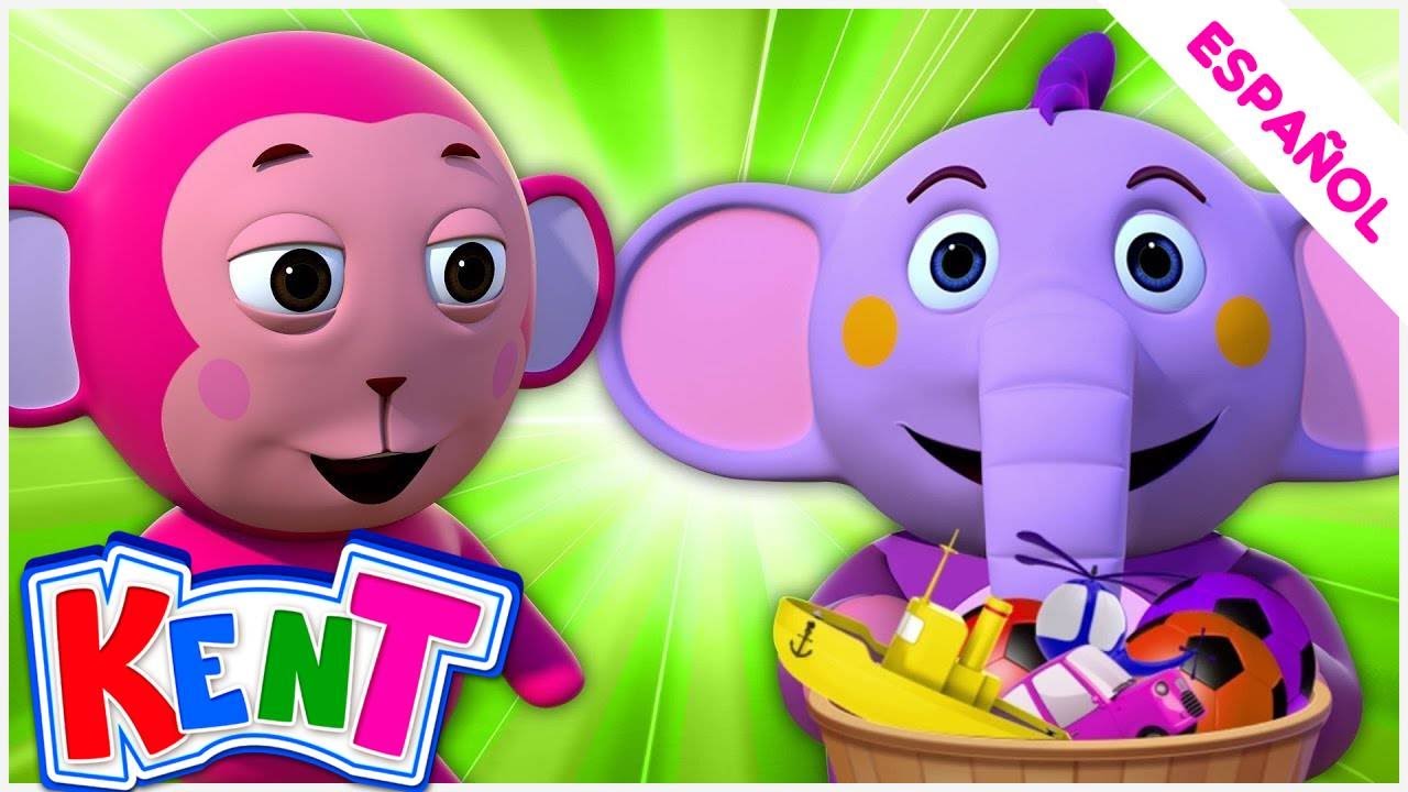 Kent el Elefante | ¡La prueba del día es jugar con juguetes y amigos! - Aprendizaje Infantil