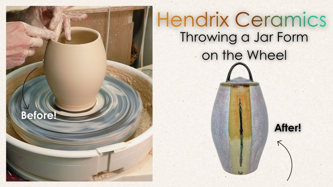 Throwing a Jar form on the Wheel