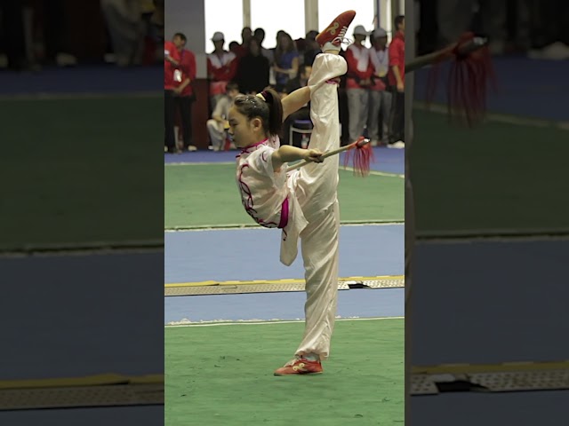 Teen Girl at the World Wushu Championships #martialarts #kungfu