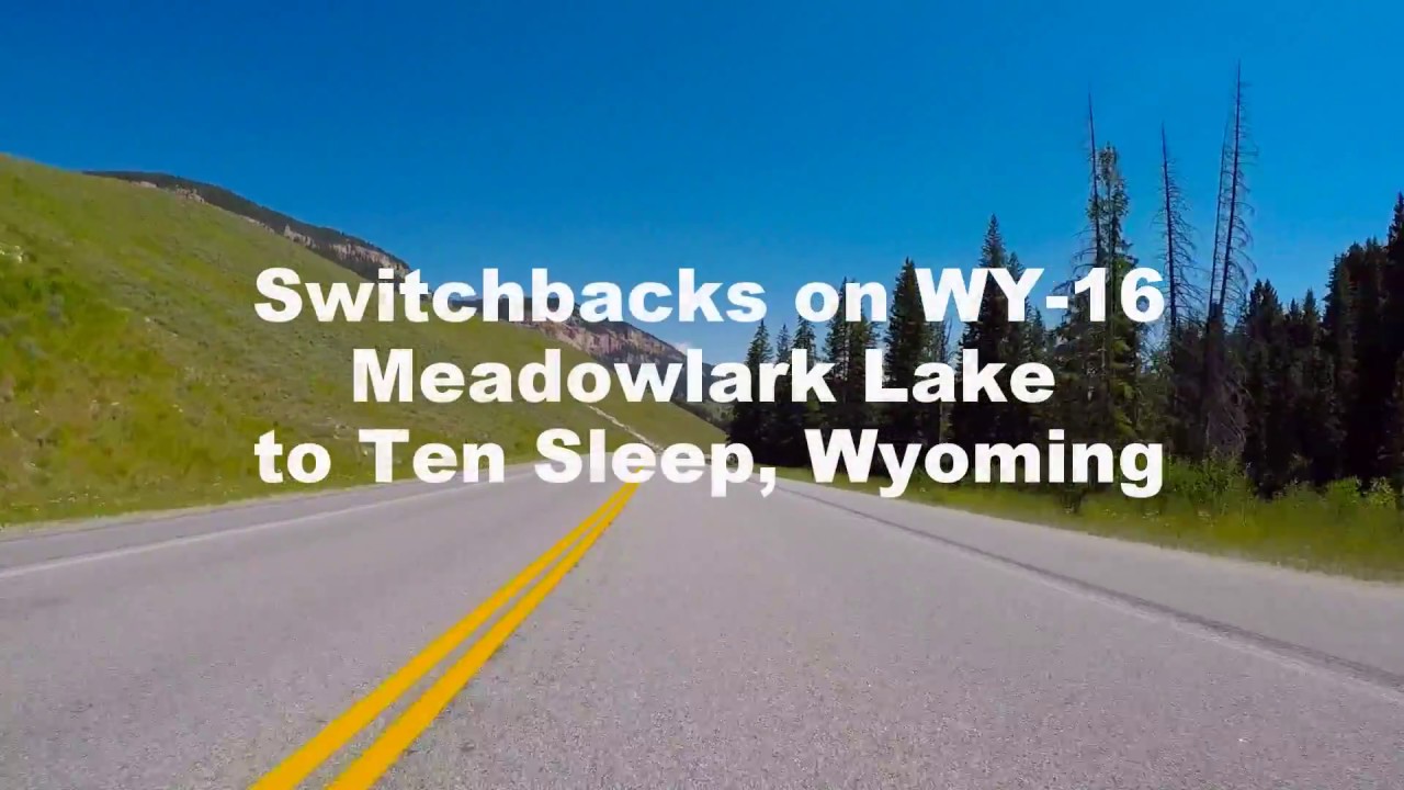 Switchbacks heading into Ten Sleep, WY YouTube