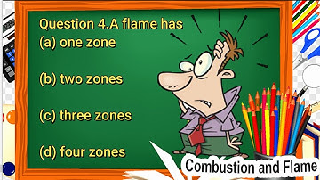 Combustion and Flame MCQs Questions Answers For  Class 8   with Science Cheapter 6 Part 3