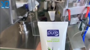 Công đoạn đóng gói tuýp sữa rửa mặt tự động | Đức Phát