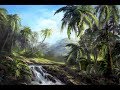 Palm Tree Paradise - Tropical Painting