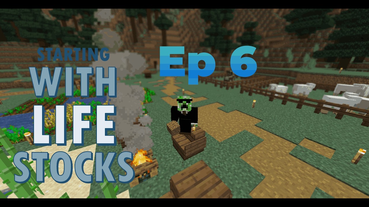 Starting with Life Stocks Ep.6 Minecraft Gameplay (Relaxing- No commentary)