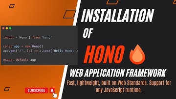 Create hono application in node js | Hono tutorial in hindi