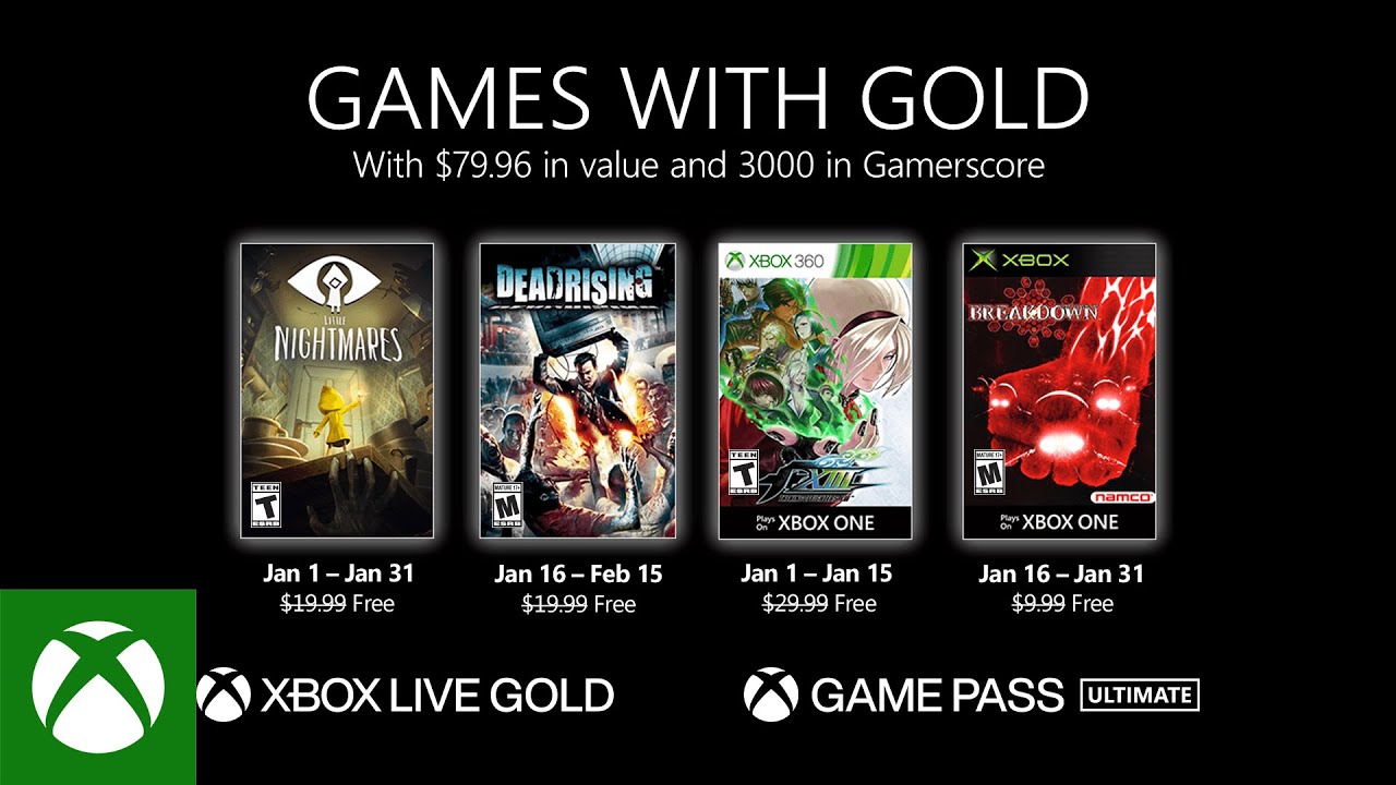 Xbox - January 2021 Games with Gold