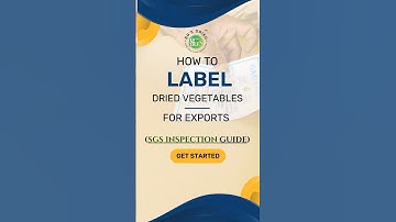 The TRUTH about food export labeling: What SGS Inspectors Look for, (CEO demo) #export #ceo #label
