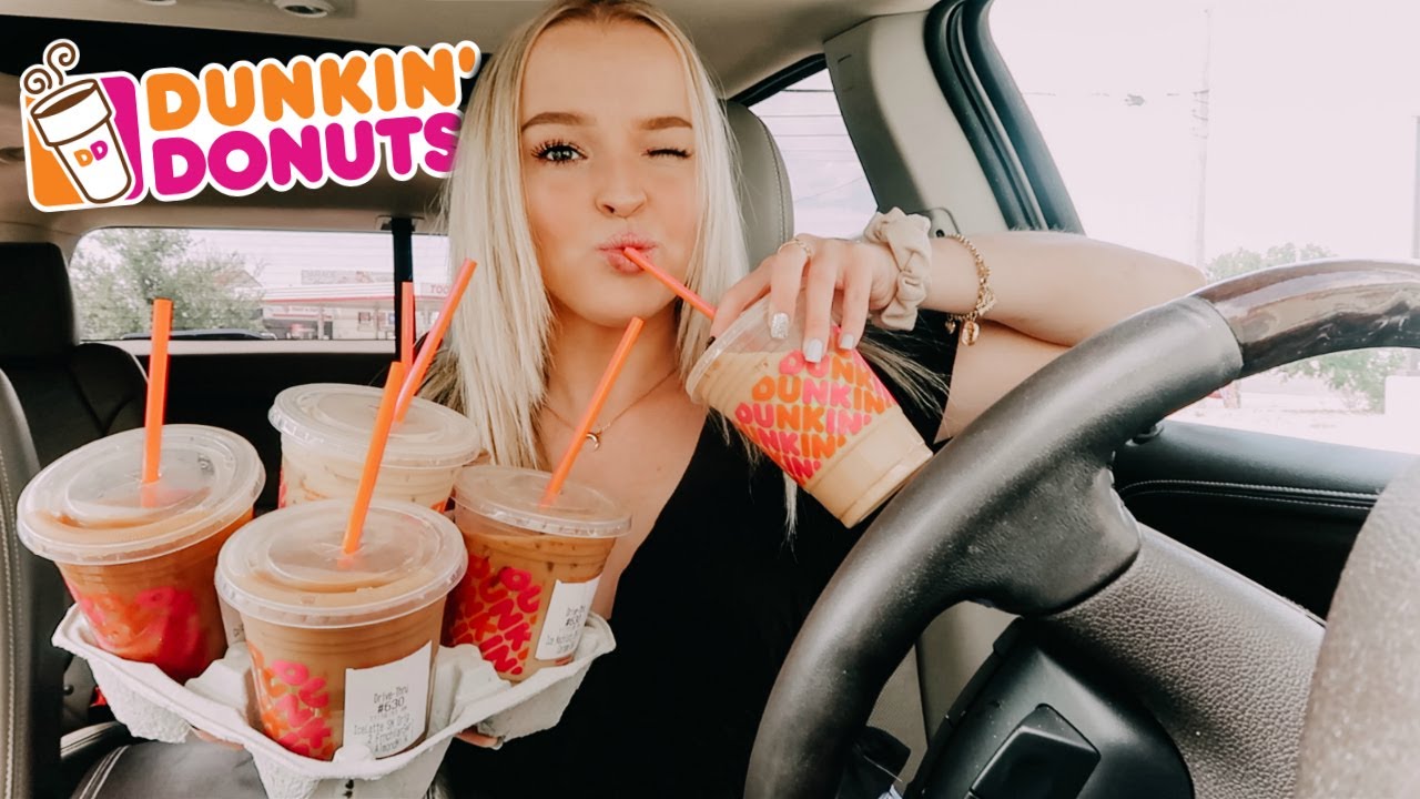 Trying Dunkin' Donuts For The First Time + Your Fave Drinks!