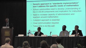 Addressing the Specific Needs of Mathematics in Common Core Implementation
