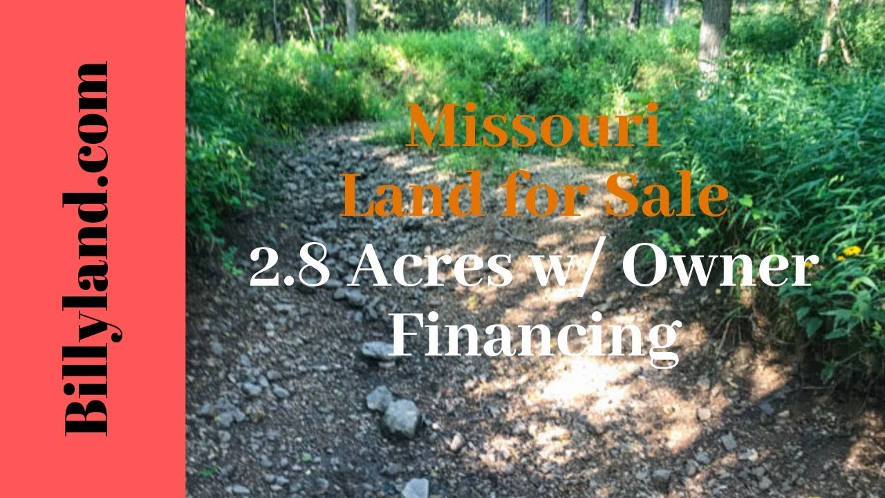 Cheap Missouri Land for Sale 2.8 Acres, Benton County, Owner Financing YouTube