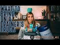 Trucking 101 | What To Bring On A Trainer's Truck (BEST tips for 2020)