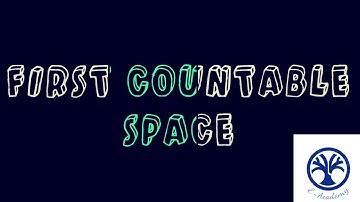 first countable topological space