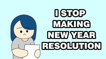 I stop making New Year
