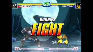 MUGEN : MvC2 Classic 2 - Warmachine vs Wolverine