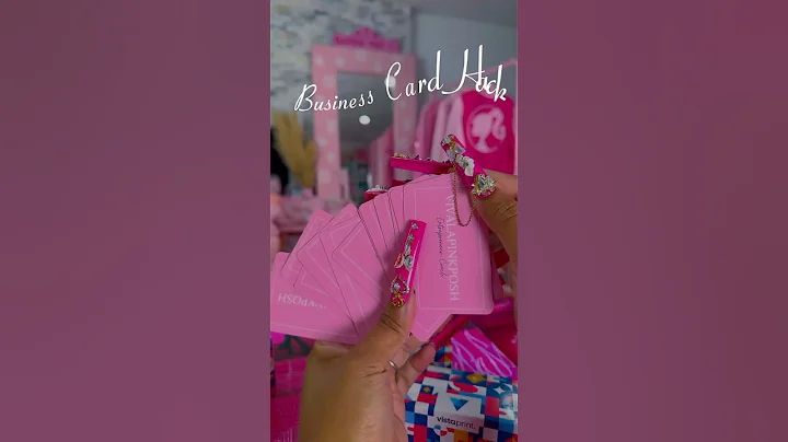 DIY Business Cards Using Canva ✨🩷 #businesstips #onlinebusiness