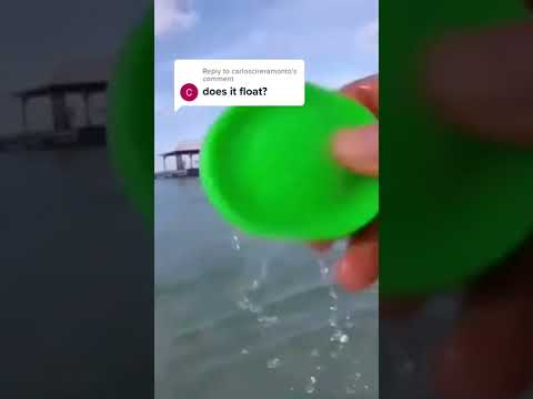 Video: Apakah frisbee mengapung di air?