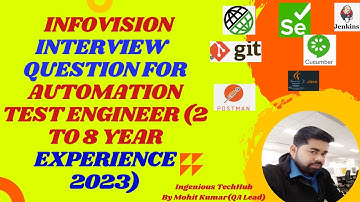 Infovision Interview Question for Automation Test engineer (2 to 8 year Experience 2023)