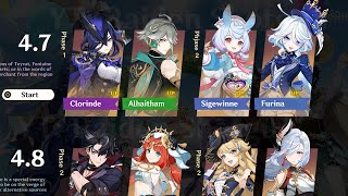 UPDATED 4.7 to 5.0 Banner ROADMAP! Clorinde, Furina, Shenhe, Zhongli - Genshin Impact