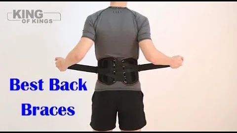 King of Kings Lower Back Brace Pain Relief with Pulley System