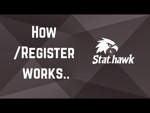 How To Register Your Team Using StatHawk | /register Command
