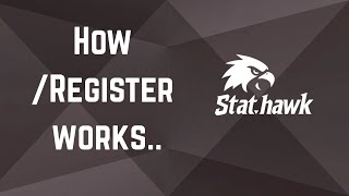 Information How To Register Your Team Using StatHawk | /register Command Update