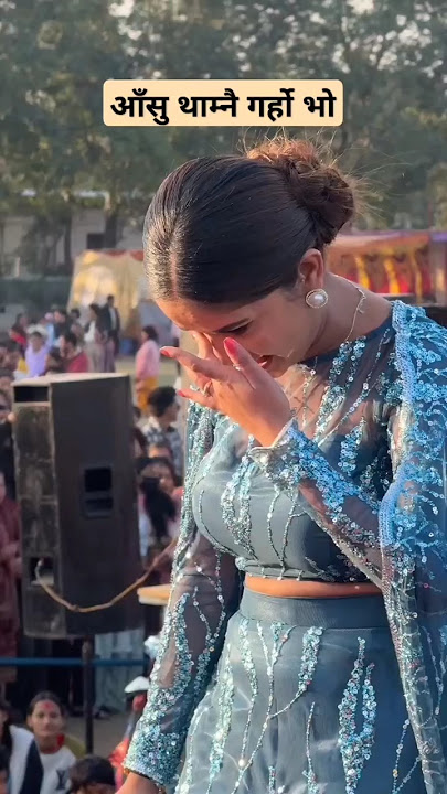 एलिनाले आंशु थाम्नै सकिनन् | Eleena Chauhan during program #shorts #eleenachauhan #viralvideo