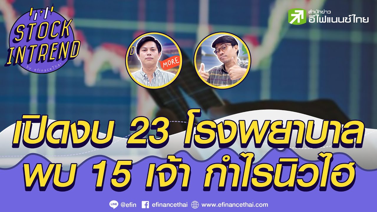 เปิดงบ 23 โรงพยาบาล พบ 15 เจ้า กำไรนิวไฮ  - Stock in Trend  จับกระแสหุ้นเด่น 17/11/64