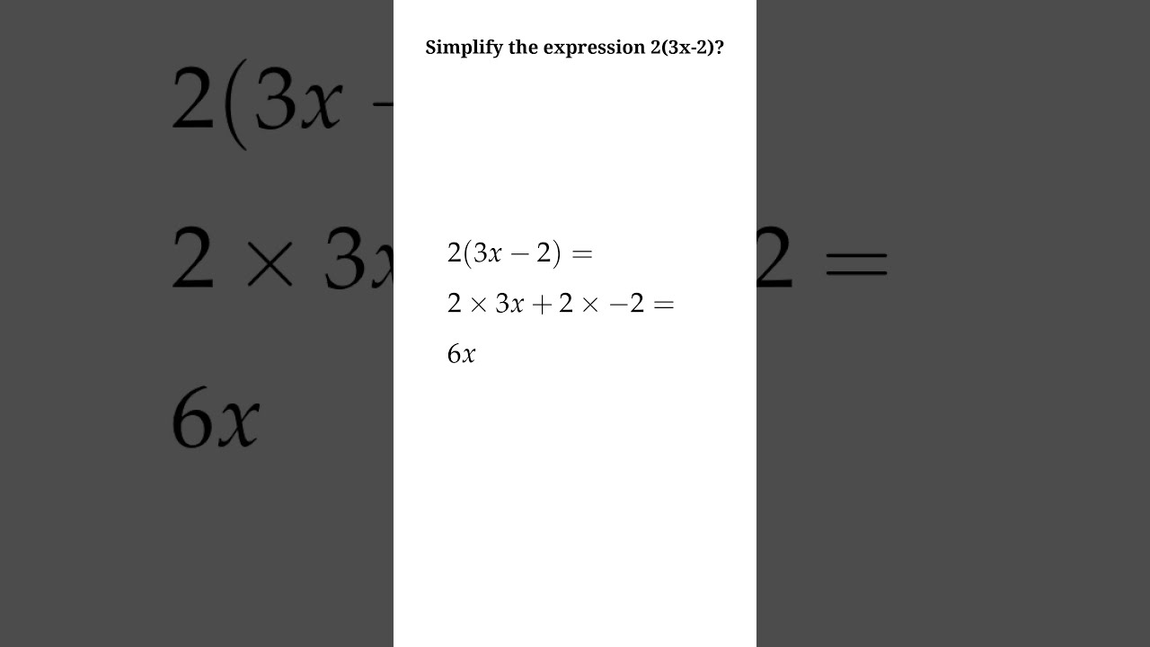 Simplify The Expansion 2 3x 