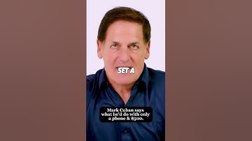 Mark Cuban says what he’d do with only a phone and $500 to his name. #money #billionaire #wealth
