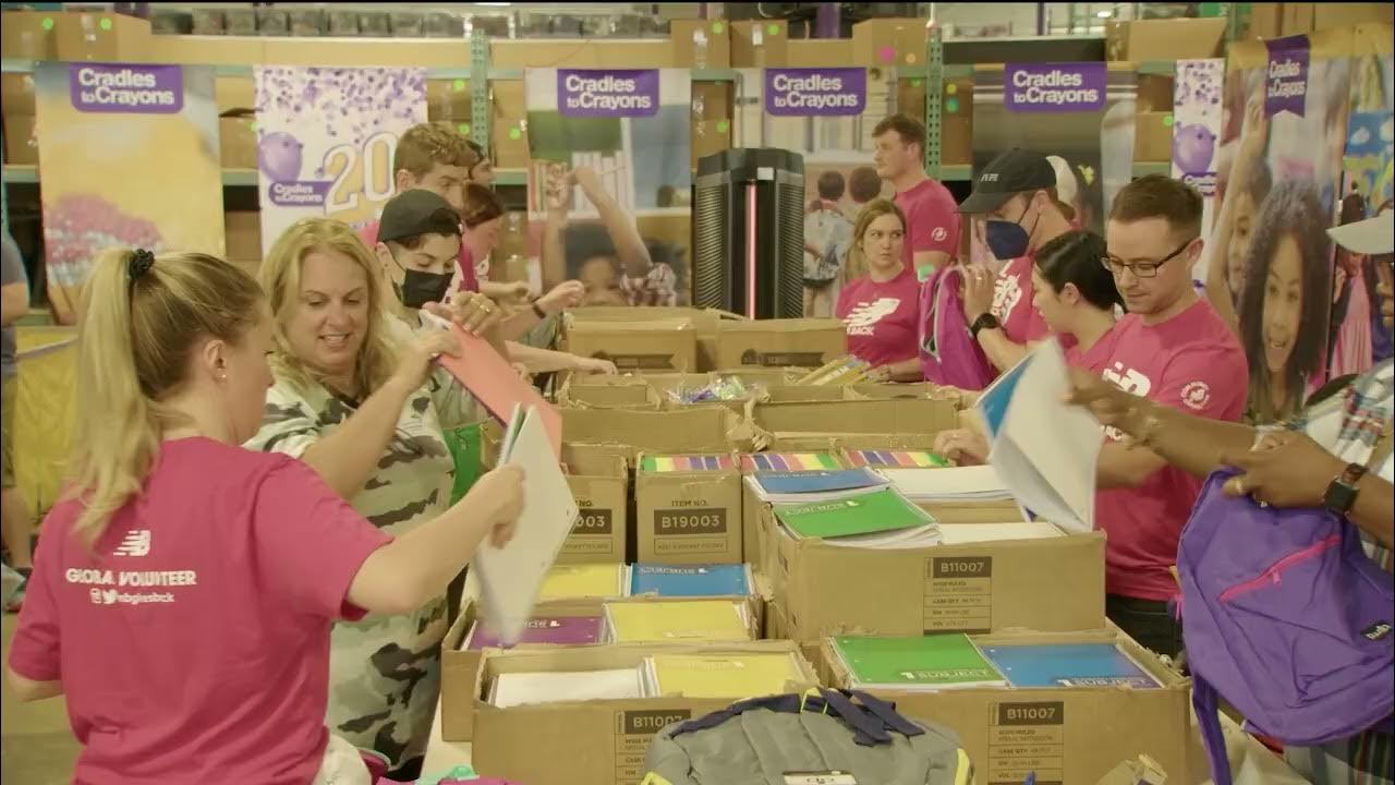 Cradles to Crayons Massachusetts 2022 BackpackAThon YouTube
