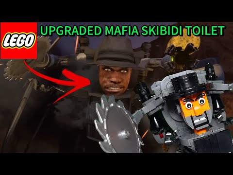 Как собрать ЛЕГО Улучшенную Мафию Скибиди туалет | Upgraded LEGO Mafia toilet assemble