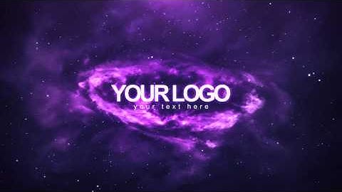 Space Logo Opener After Effects Template